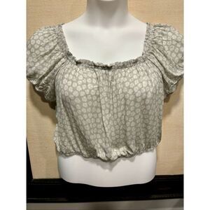 Hippie Rose Green Top - XL